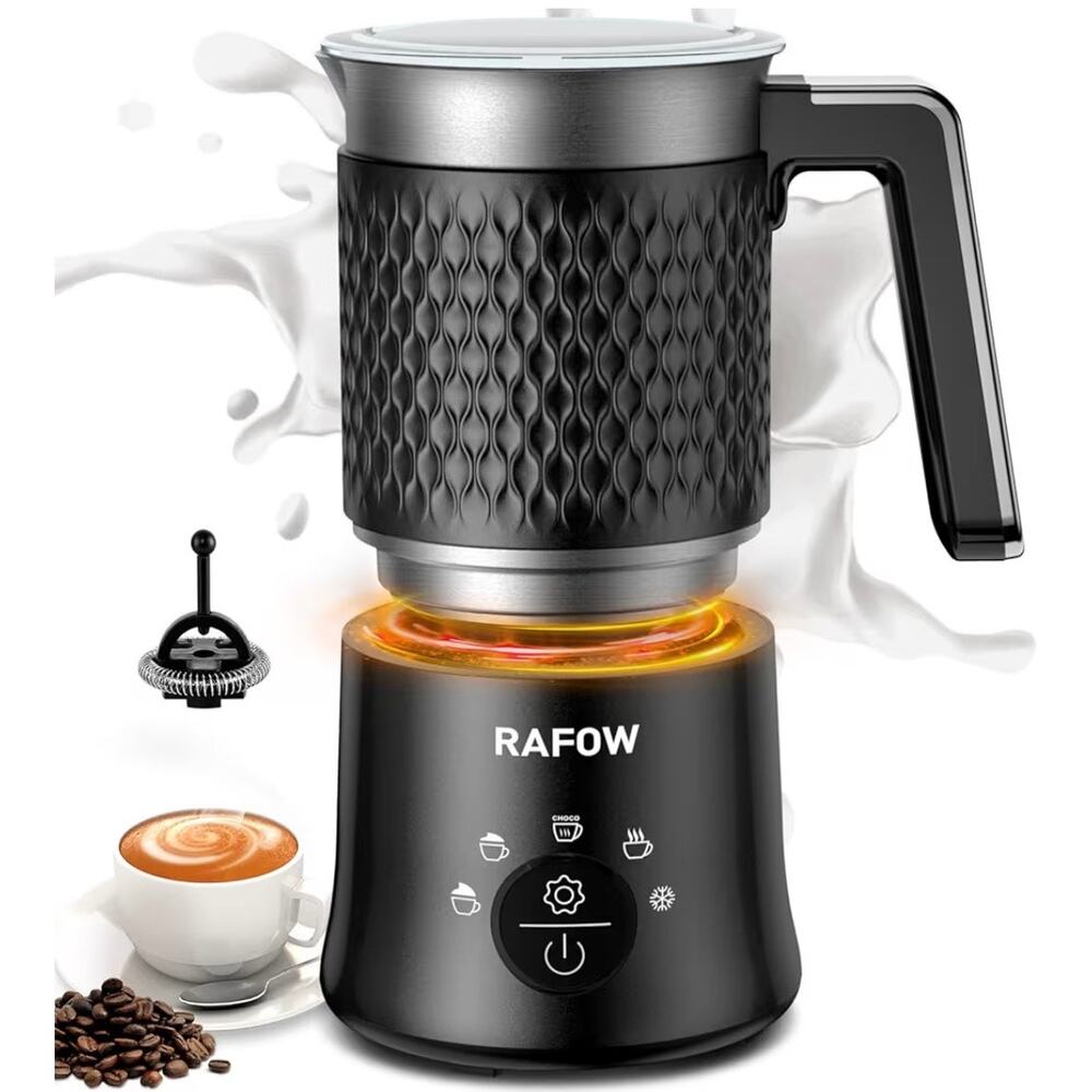 Rafow 5 In 1 Milk Frother Electric Milk Frother and Steamer Automatic (C153)